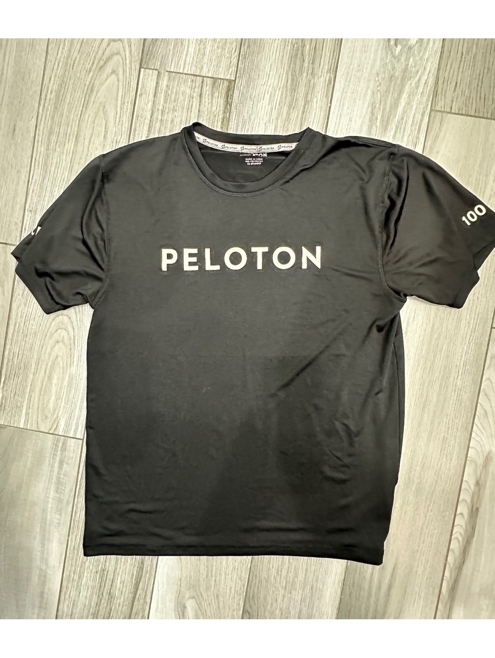 Peloton Black Performance T-Shirt Medium